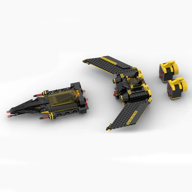 923pcs MOC Blacktron Predator Space Ied Model Building Blocks Toys Assemble DIY Festival Gifts Creative Idea Birthday
