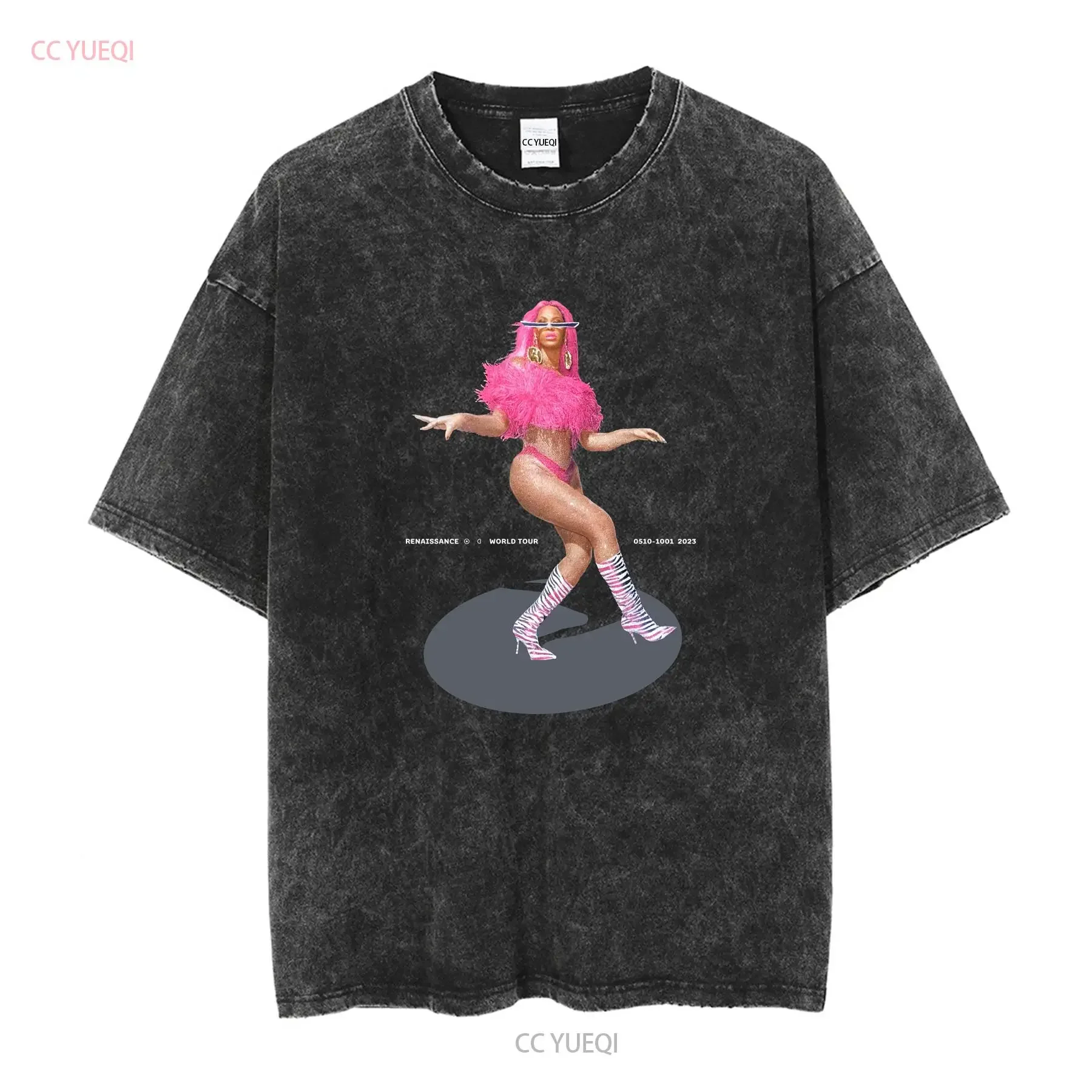 Beyonce Tour 2023 Renaissance World T Shirt Music Cotton Concert Fans US vintage Washed fashion streetwear Casual