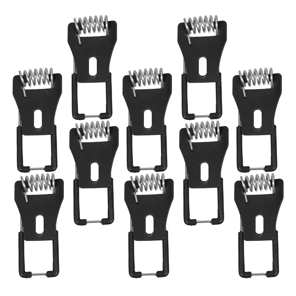 

10 шт. металлических пружинных кронштейнов для встраиваемых светильников, аксессуары для потолочного освещения, зажимы для установки светильников