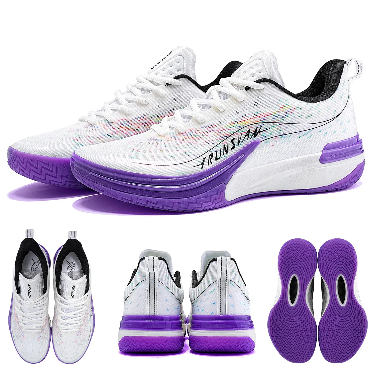 IRUNSVAN Ray 1.0 PRO Fiber Carbon Plate Breathable Cushion Rebound Basketball Shoes Men Women 123