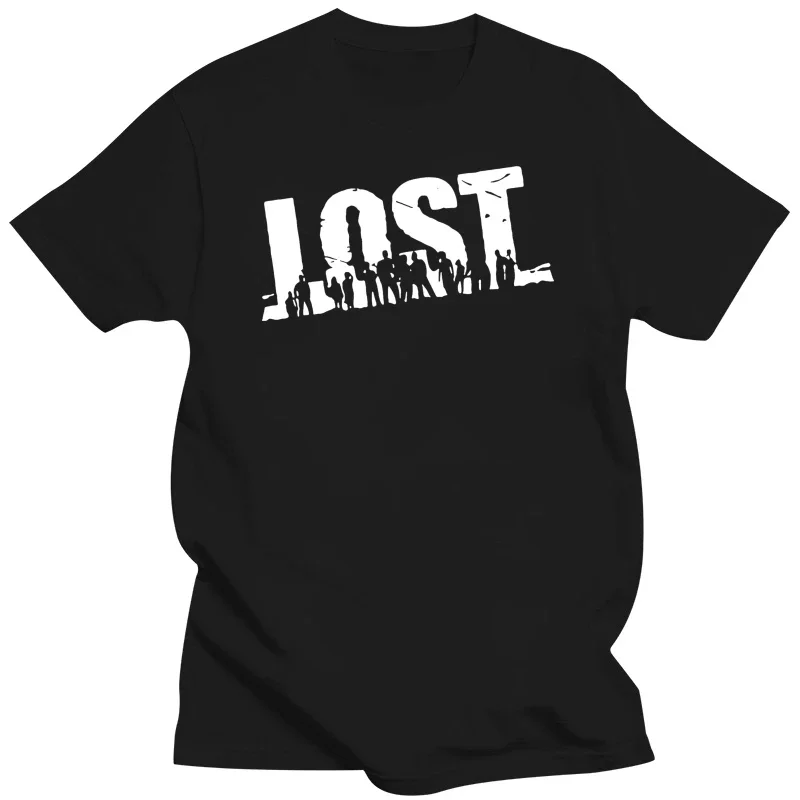 

Футболка с надписью Lost TV