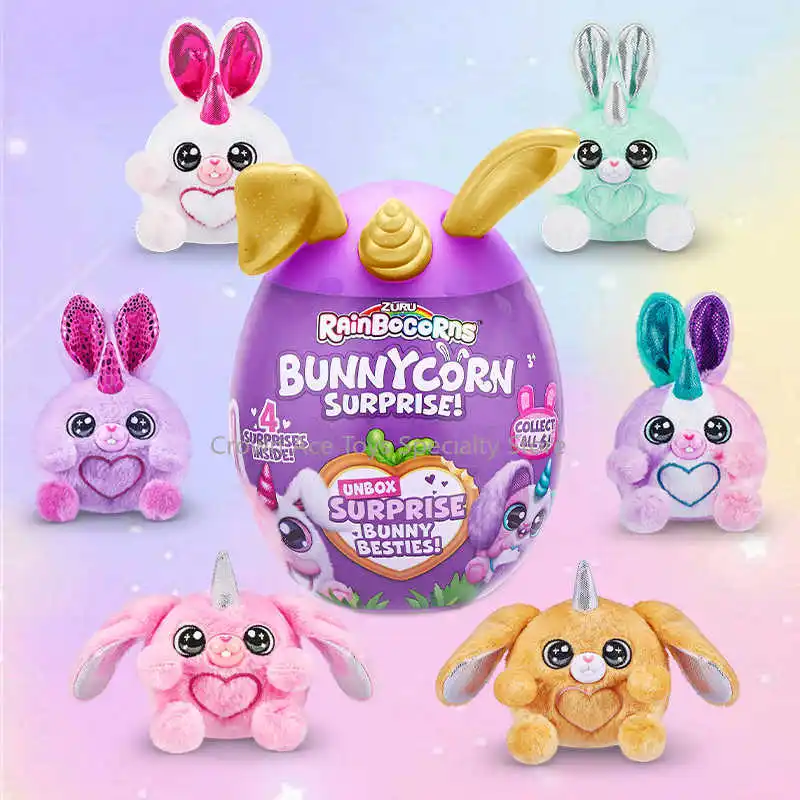 ZURU-Jouet en peluche Bunnyconn Surprlse So Cute Rabbit Family Surprise, Magic Egg, Butter Girl Play House, Loisirs Cadeaux, Tendance, En stock