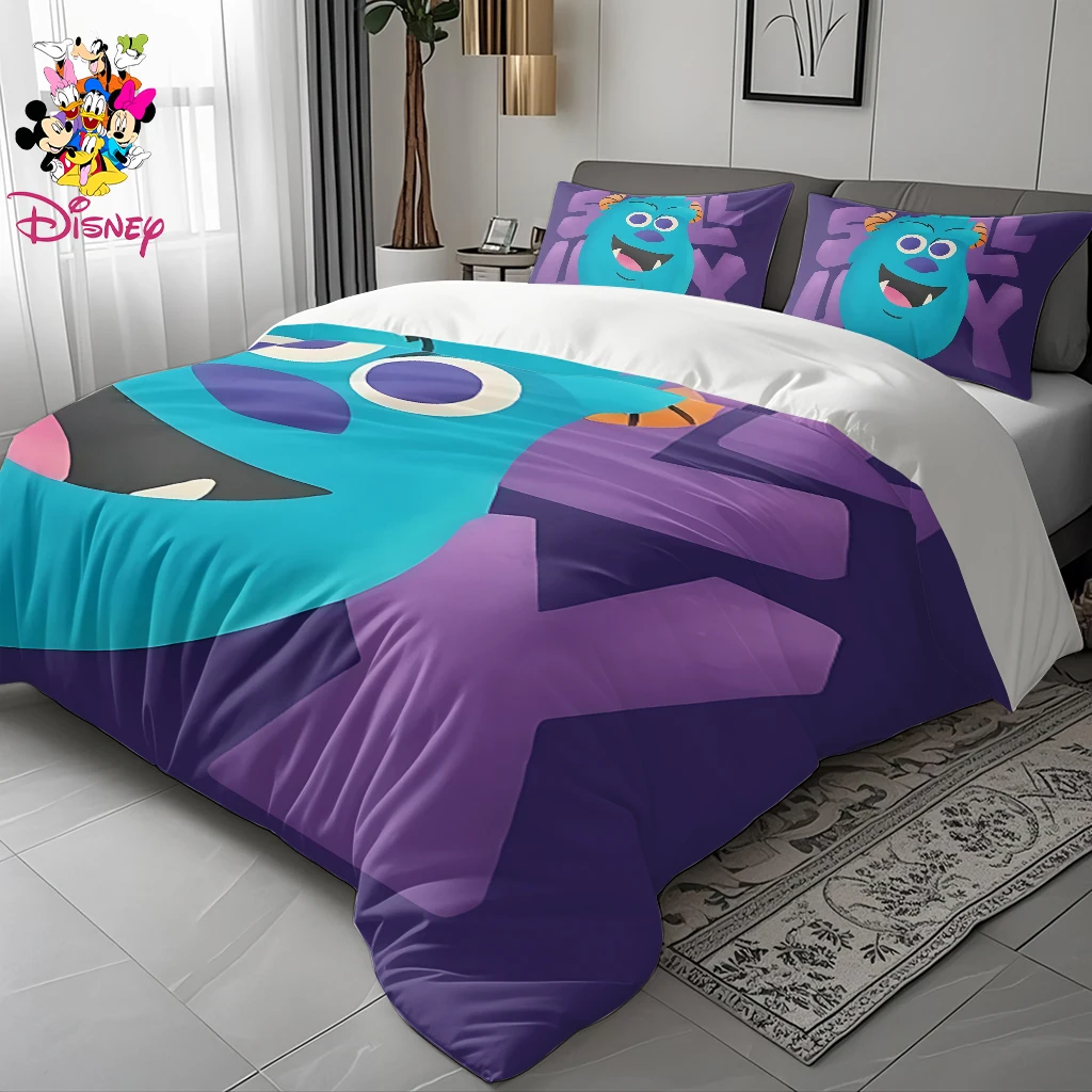 طقم غطاء لحاف ديزني سولي آند ستيتش ميكي 2/3 قطعة بدون حشو مناسب لغرف النوم العائلية وغرف الضيوف