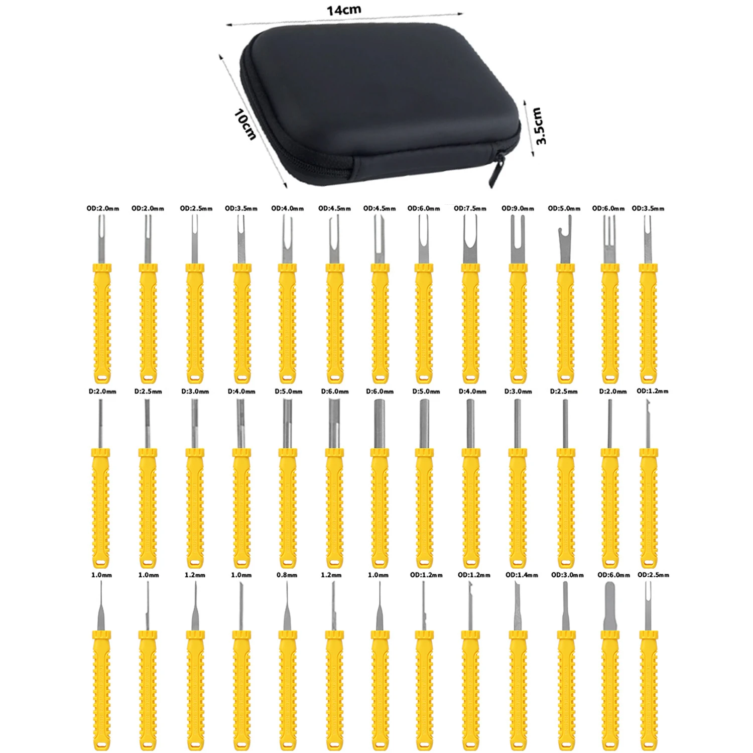 

Professional Automotive Wire Harness Terminal Repair Tool Set - Pin Extractor & Quick Removal Pin Puller for Efficient Repair