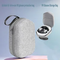 Bolsa de almacenamiento adecuada para gafas Q 2VR, bolsa de almacenamiento portátil todo en uno para VR y bolsa protectora de mano.