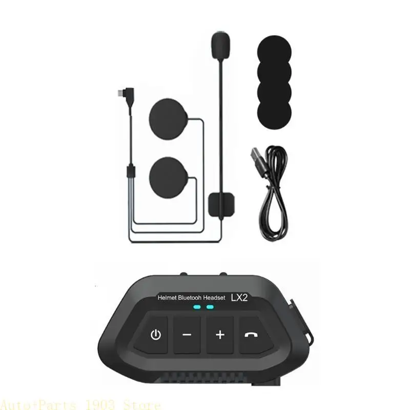 

E21C Motorcycle Helmet Anti-Jamming Headphone Interphone Noise Reduction Waterproof