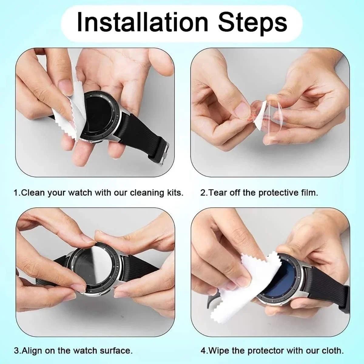 Защитная гидрогелевая пленка на Garmin Fenix 7X 7S 7 6X 6S 6 Pro Fenix 5X 5S 5 Plus Защитная пленка для экрана