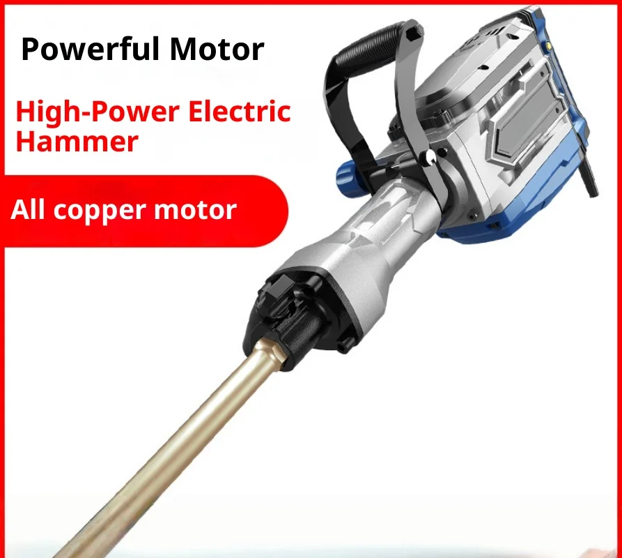 

65 95 Heavy Duty Electric Hammer Electric Pick High Power Professional Industrial Grade Wall Demolition Steel Bar Soil Crushing