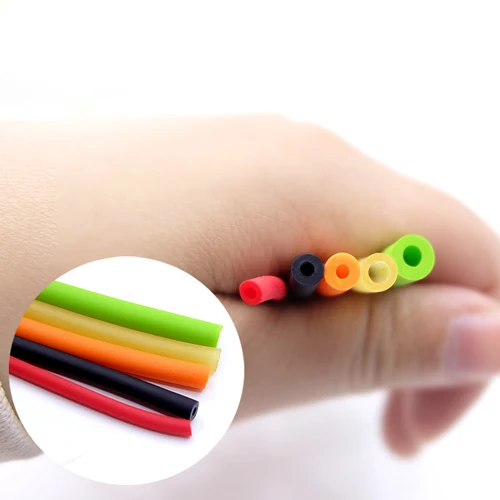 Imagen 2 del producto Mangueras de goma de látex natural 2 3 4 5 6 7 9 10 12 14 17 mm ID x OD Tubo médico quirúrgico elástico de alta resistencia Catapulta de tirachinas