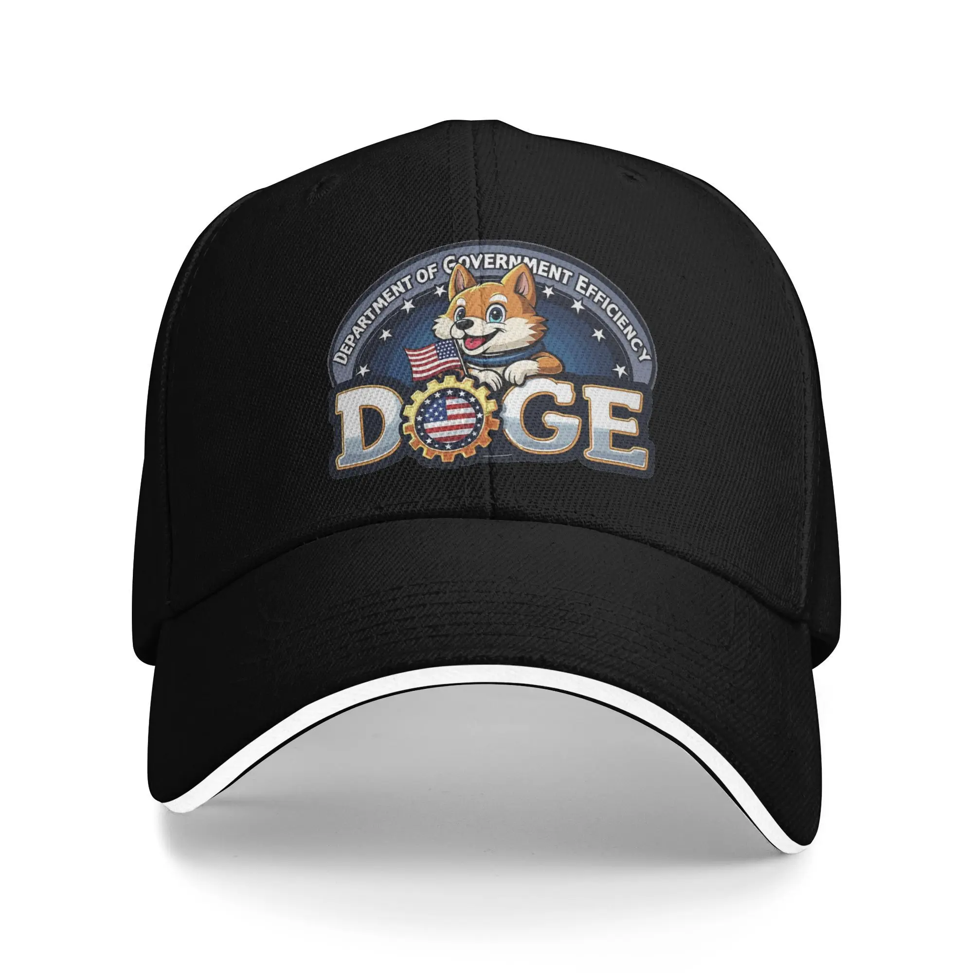 

Д.О.Г.Е. Кепка DOGE для отдел правительной эффективности для мужчин и женщин, модная бейсболка, шляпа Snapback, головной убор для гольфа, регулируемая