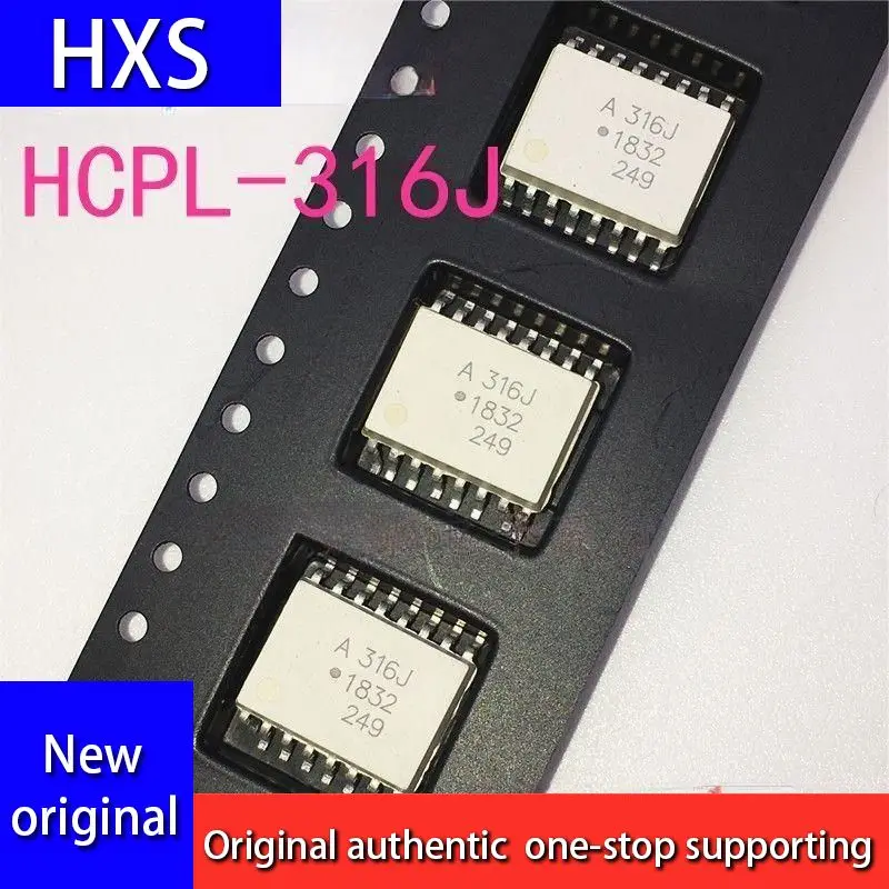 5PCS/LOT New original HCPL-316J-500E HCPL-316J screen printed A316J SOP16 optocoupler