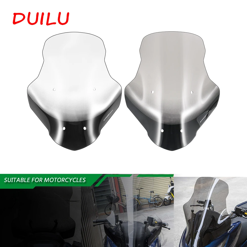 

Motorcycle Accessories Windshield Windscreen Fit For SUZUKI HaoJue UHR150 UHR125 Scooter Wind Screen Deflector Protector UHR 150