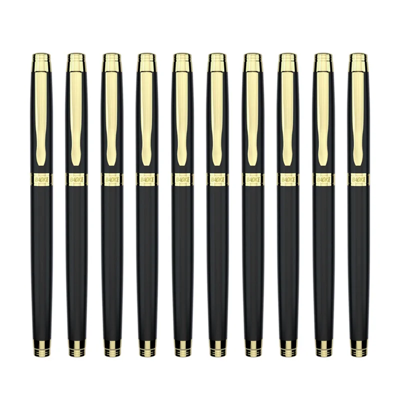 BAOKE PM177 12pcs 0.5mm Exquisite Metal Gel Pen Set