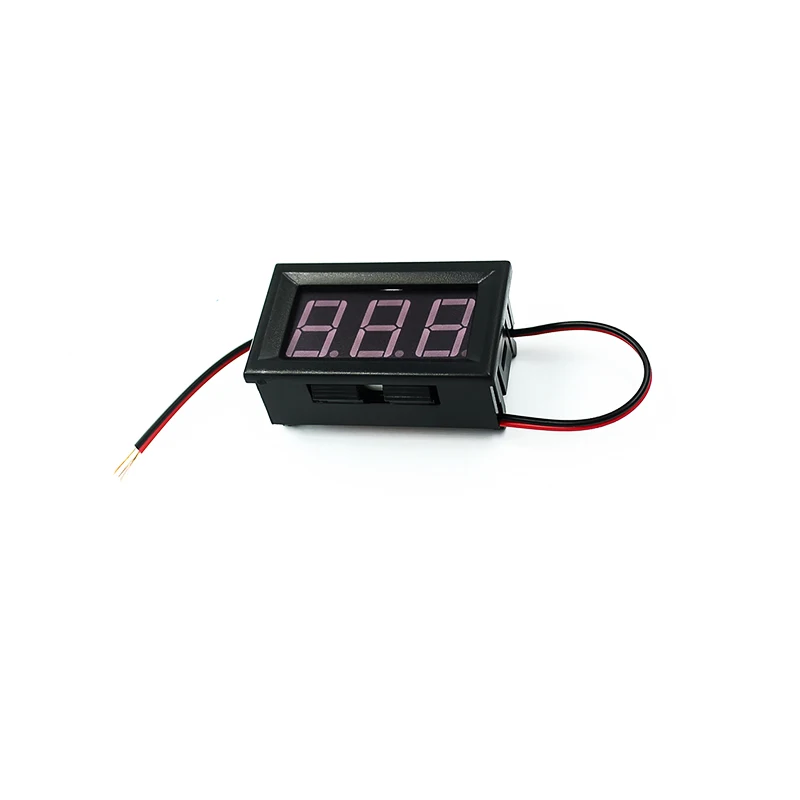 Digital Voltmeter DC 4.5V To 30V Digital Voltmeter Voltage Panel Meter Red Blue Green For 6V 12V Electromobile Motorcycle Car