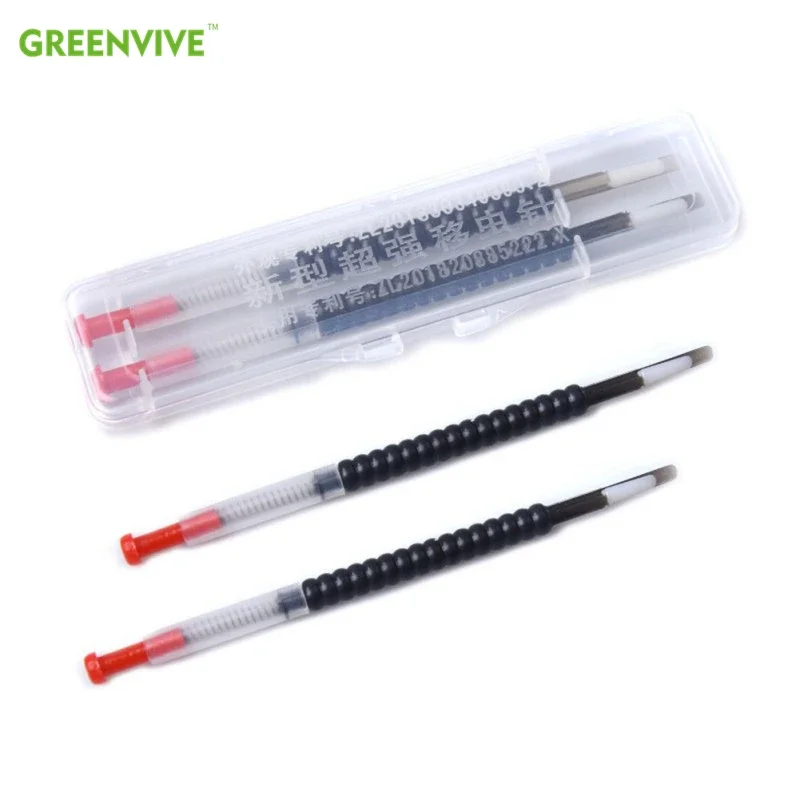 

4pcs Eggs Rearing Move Needle Shift Spring Retractable Black Grafting Tool Plastic Bee Queen Equipment Larva Beekeeping Tools