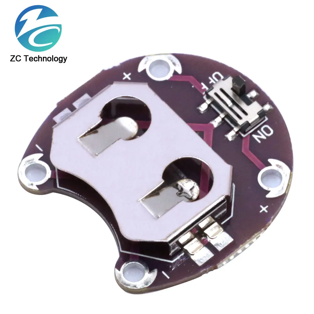 LilyPad Coin Cell Battery Holder CR2032 Battery Mount Module for arduino DIY KIT