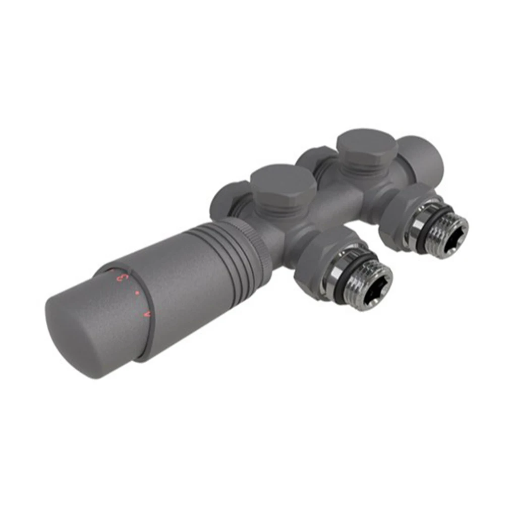 Brass Heating Kit Heating Accessories Radiator Installation Integrated Valve Design For Heating Energy Efficiency