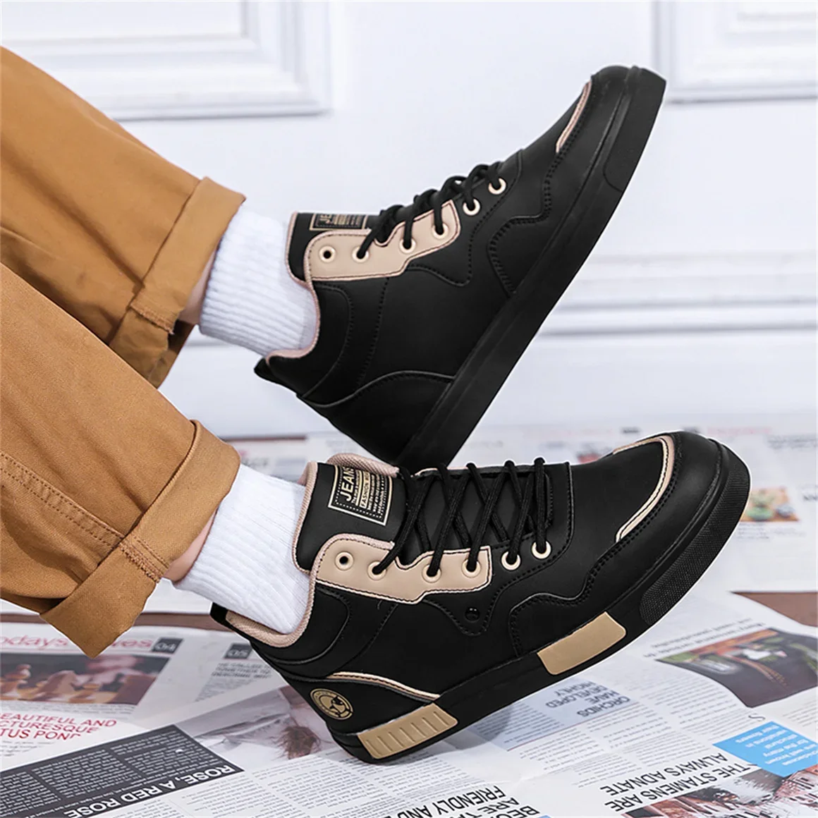 maat 47. herenschoenen nieuwe herfst antislip loopschoenen casual sneakers klassieke herenlaarzen comfortabele veelzijdige wandelschoenen