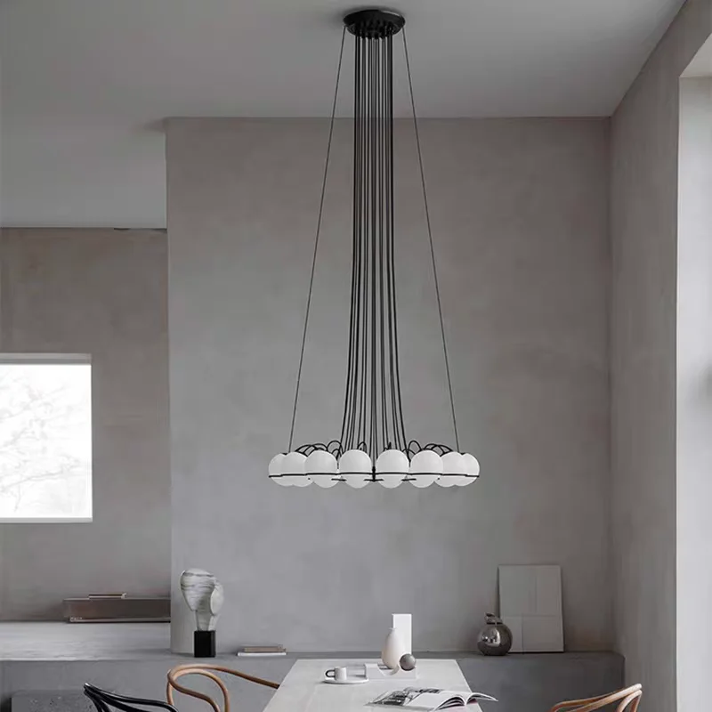 Luces LED Magic Bean, Decoración Artística para el Hogar, Iluminación para Sala de Estar, Loft, Hotel, Lámparas de Techo Nórdicas de Diseño de Alta Calidad