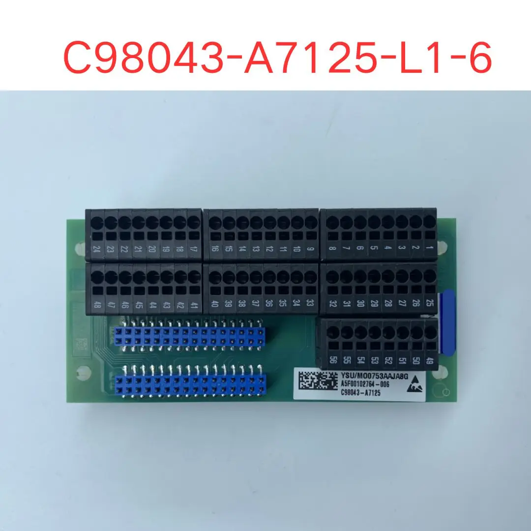 second-hand C98043-A7125-L1-6 6RA80 DC Speed Control Terminal Board 6RY1803-0GA00 Test OK Fast shipping