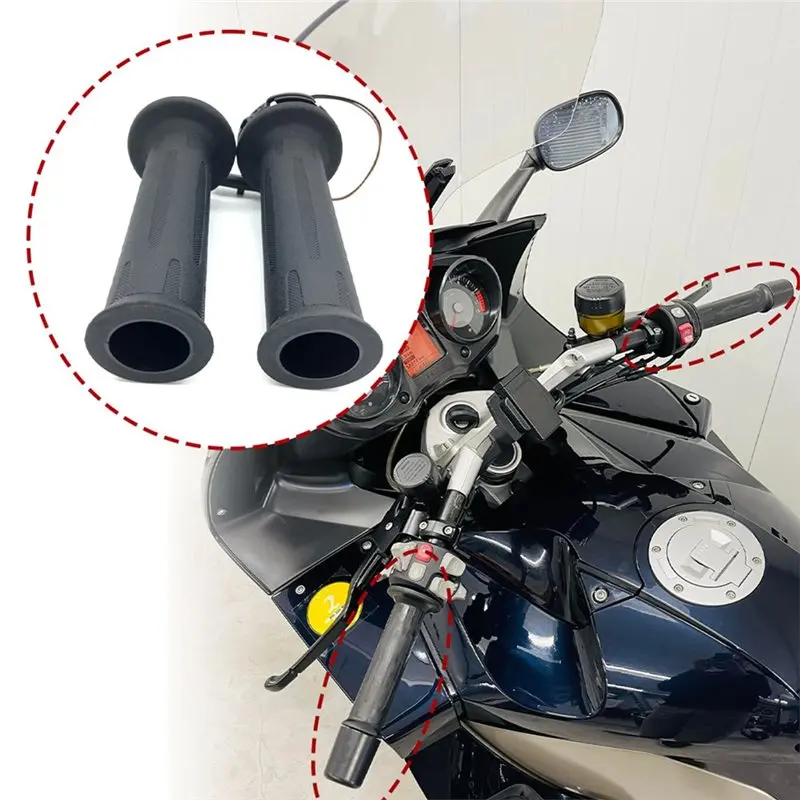 Heated Motorcycle Handlebar Heated Grips Heating Handle For BMW S1000RR F800GS F700GS K1300 C650 2010-2016