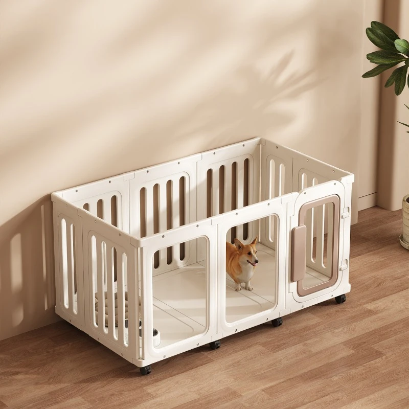 Playpen Circle Dog Fence Extendable Indoor Modular Dog Fence Equipment Enclosure Supplies Stuff Accessoires Chien Pet Supplies