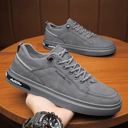 Mocasines para Hombre, Zapatos informales, zapatillas de deporte para Hombre con cordones Oxford, Zapatos de seguridad para tabla para correr al aire libre, Zapatos Altos para Hombre, zapatillas informales para Hombre