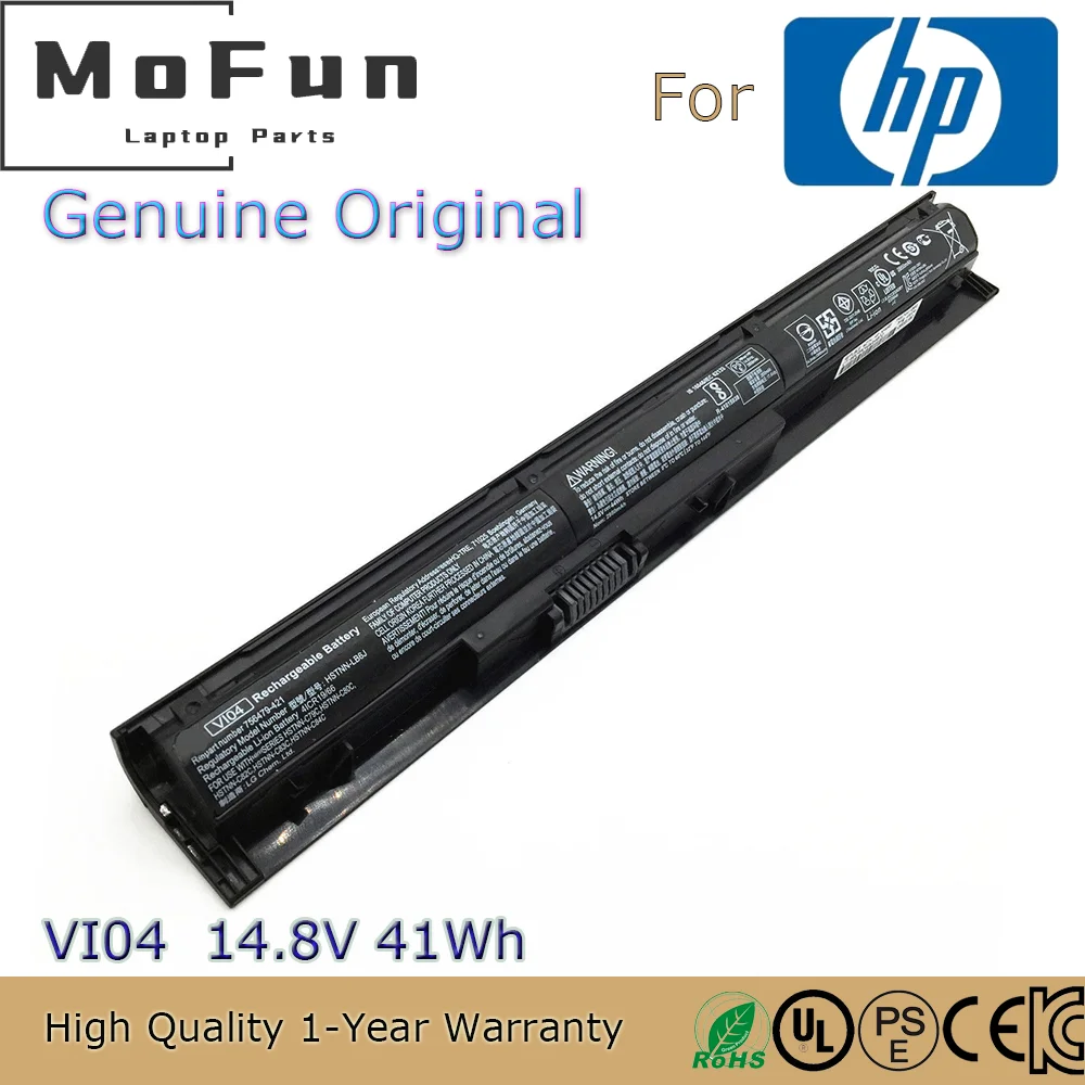 Brand New Original VI04 14.8V 41Wh Laptop Battery for HP Envy Pavilion 14 15 17 ProBook 440 445 450 455 Series