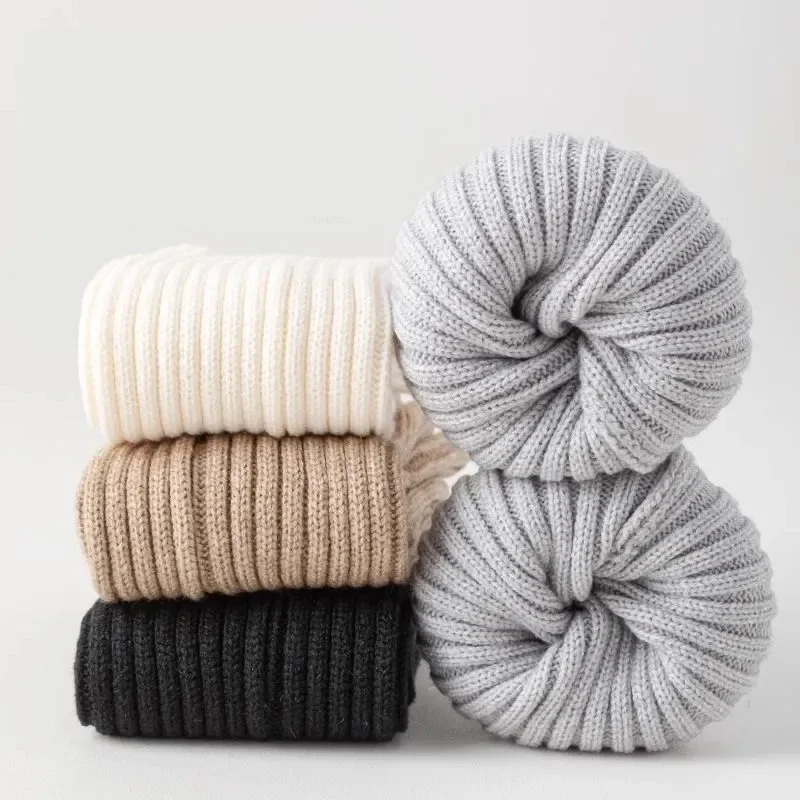 تدفئة الساق النسائية الدافئة - طماق شتوية مضلعة سميكة، خطوط بنية - قابلة للغسل في الغسالة. مناسبة للطقس البارد، واي فاي المرأة #2