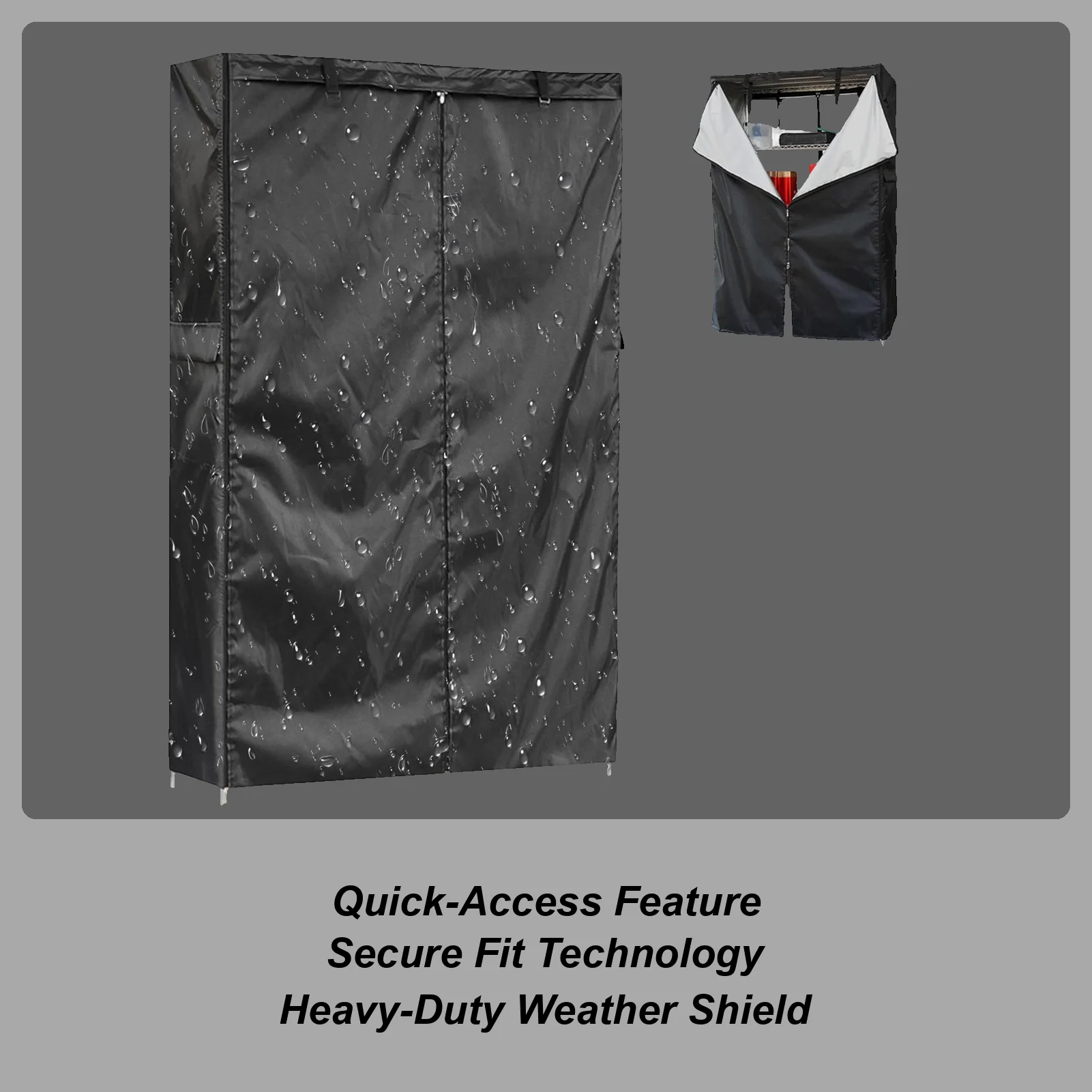 

Closet Shelf Covers Rack Protector With Zipper Non-Slip Heavy Duty Shelf Cover For Bathroom Pantry Closet Shelving Indoors And