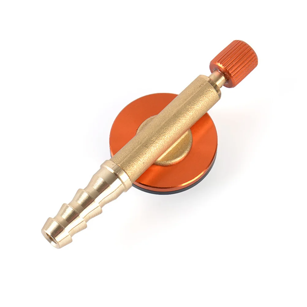 موقد صمام التحكم في الغاز آمن أحمر اسطوانة مسطحة التحكم في الغاز آمن للتخييم التنزه في الهواء الطلق موصل الطبخ محول