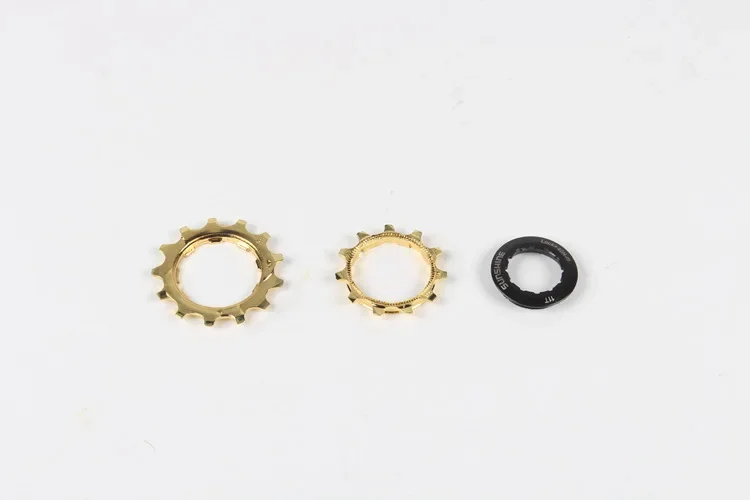 SUNSHINE 10 Speed Mountain Bike Freewheel High Tension Steel 11-36T Nichrome Gold Cassette Flywheel Bicycle Parts