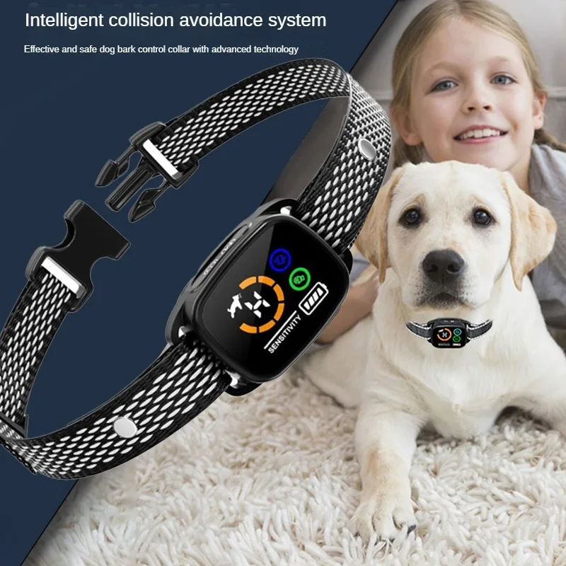 

Anti barking device, anti barking automatic dog trainer, vibrating collar trainer, pet training equipment, safe and convenient