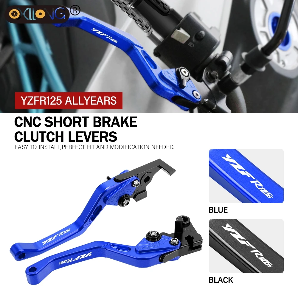 

CNC Motorcycle Short Brake Clutch Levers Accessories Parts For YAMAHA YZFR125 2015 2016 2017 2018 2019 2020 2021 2022