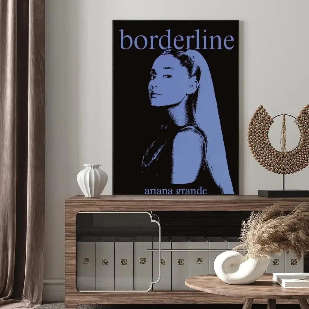 Music Art Poster Ariana Grande Poster Paper Print Home Bedroom Entrance Bar Cafe Art Painting Decoration