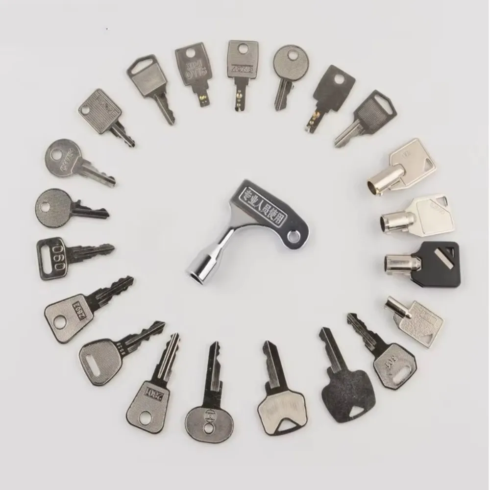 5 pcs Elevator Key for Lift Base Station Lock Control Box Accessories 2801 2802 2803