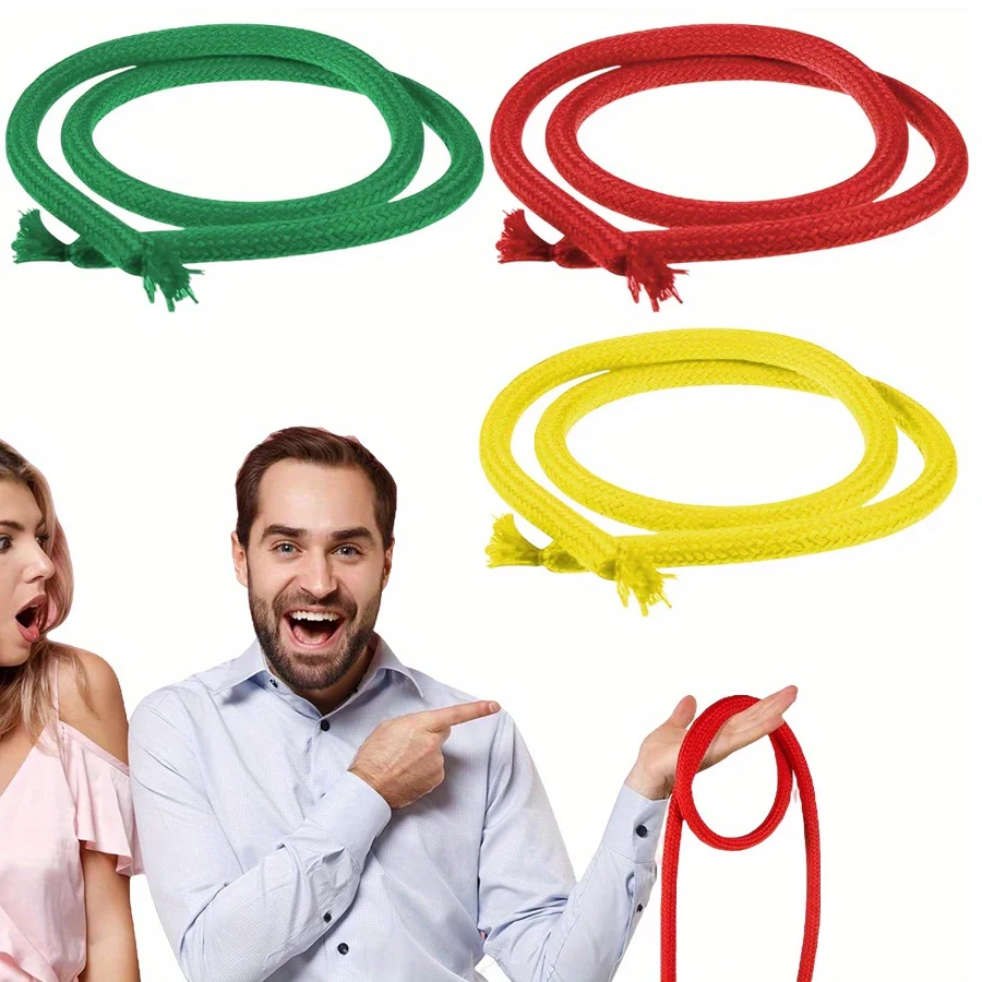 1pc マジックロープコメディ小道具柔軟な硬いイリュージョントリックステージクローズアップ初心者ビジュアルギャグ面白いパフォーマンススキル JXB