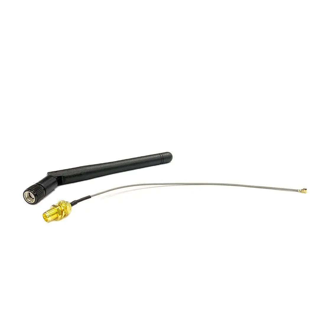 1kit 2.4GHz 3dBi OMNI WIFI Antenna RP SMA Male 11cm + U.FL to RP SMA Female Nut Pigtail Cable 15cm for Wireless Modem New