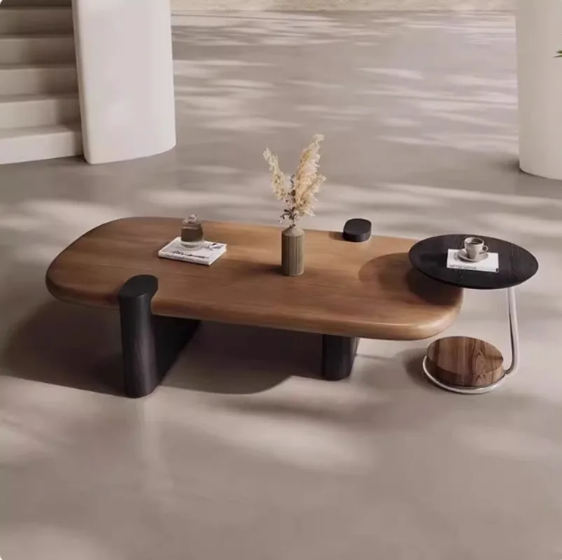 

Rustic Japanese Coffee Table Multifunctional Minimalist Wood Coffee Table Living Room Modern Table De Salon Basse Furniture Home