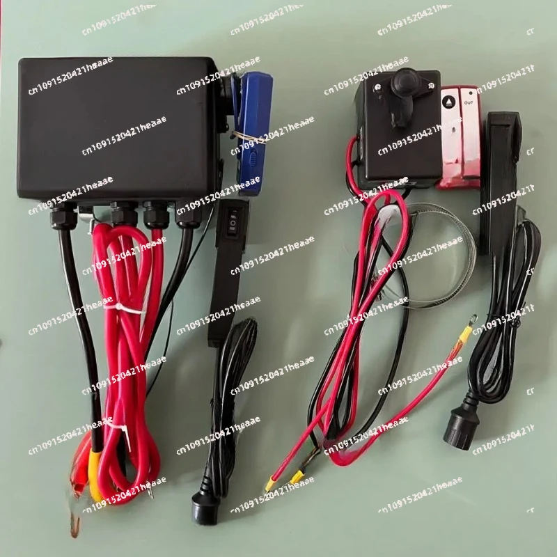 Suitable for car mounted crane wireless remote control winch control box 24V12V1 ton 6000 pound accessories