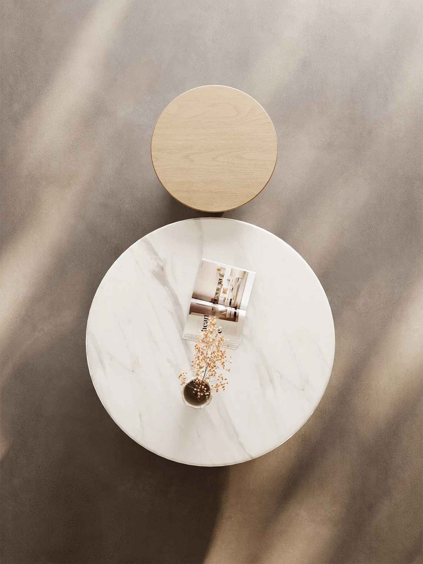 x23 natural imported luxury stone coffee table living room household round log style modern simple marble coffee table