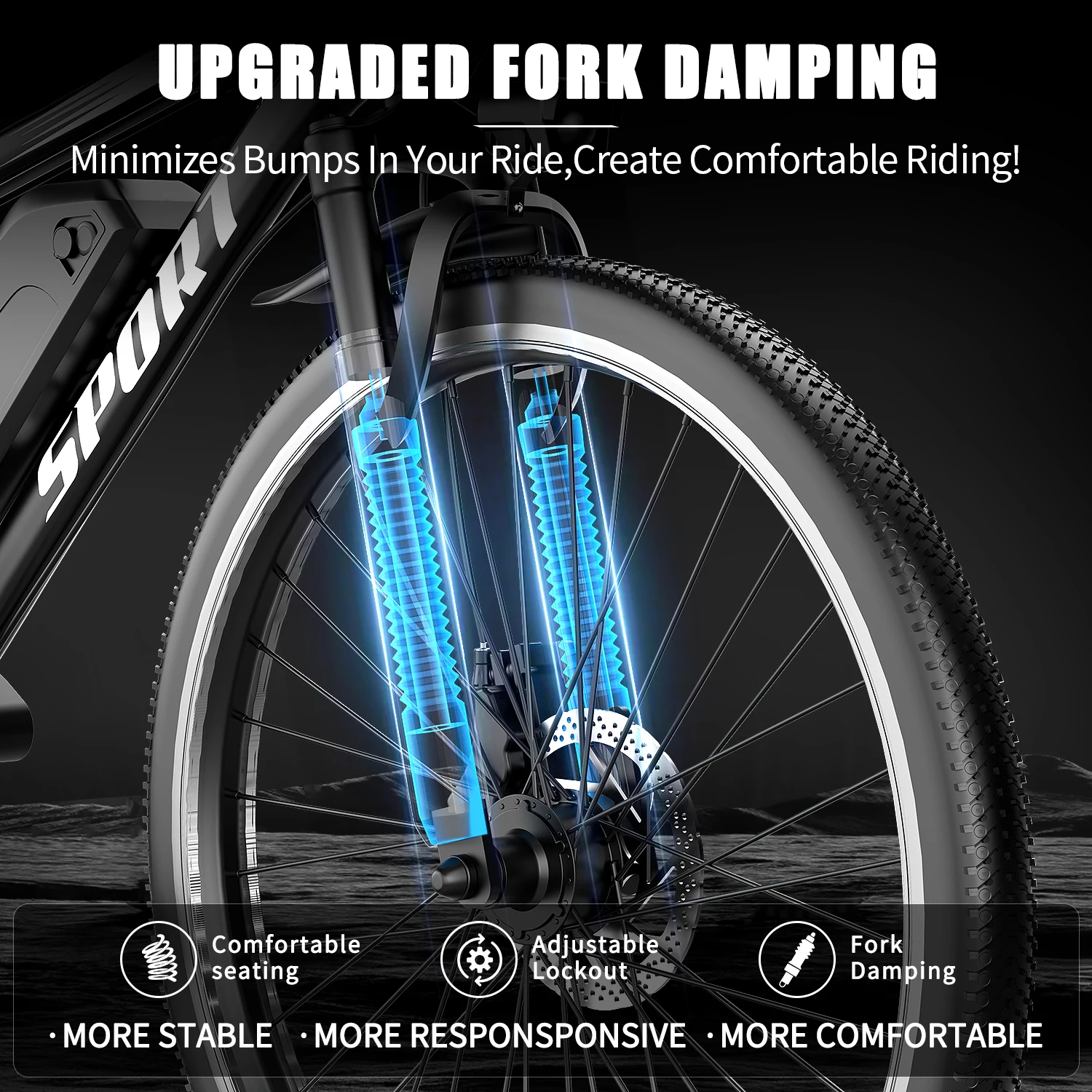 US Warehouse G26 26Inch 48v 10Ah 350w 500w E Electric Electrica Emtb Bike Bicycle E-bike Ebike Cycle Bicicleta Mtb for Adult