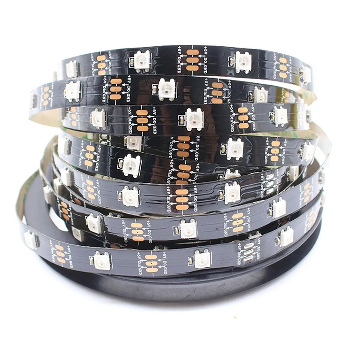 T19C 5m WS2812B LED Strip 5V 96 Pixel LEDs Individually Addressable IP20 Waterproof Flexible Tape Lamp Bar