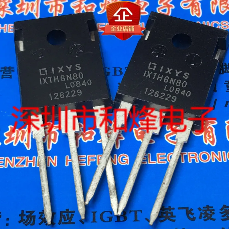 5PCS-10PCS IXTH6N80 TO-247 800V 6A NEW AND ORIGINAL ON STOCK