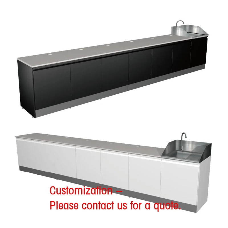 custom.King Display Cold-Rolled Steel Light Duty Cash Register Counter Base Cabinet Epoxy Powder Coating Pharmacies Retail S