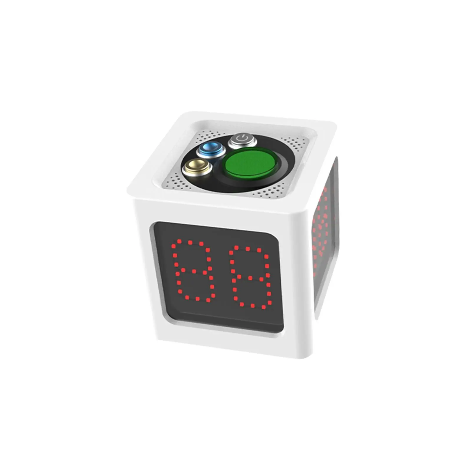 Professional Digital Chess Clock Compact ABS Game Timer with Quick Reset for Two Player Training and Competition