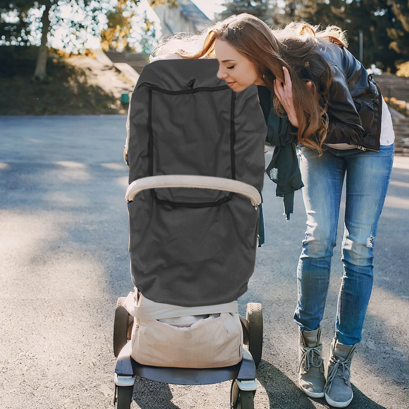 Universal Stroller Sunshade Canopy Breathable Uv Sun Protector Attachment for Outdoor Walks Festivals Parks Baby Stroller Sun