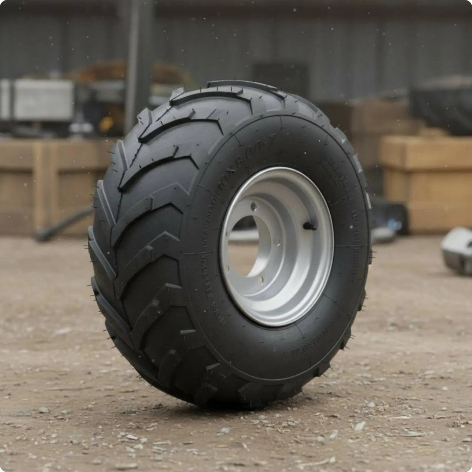 

Go-Kart Kart Tire and Rim Heavy Duty 16x8-7 Go-Kart Kart Wheel Tire Away-Road Part High Performance for Beach
