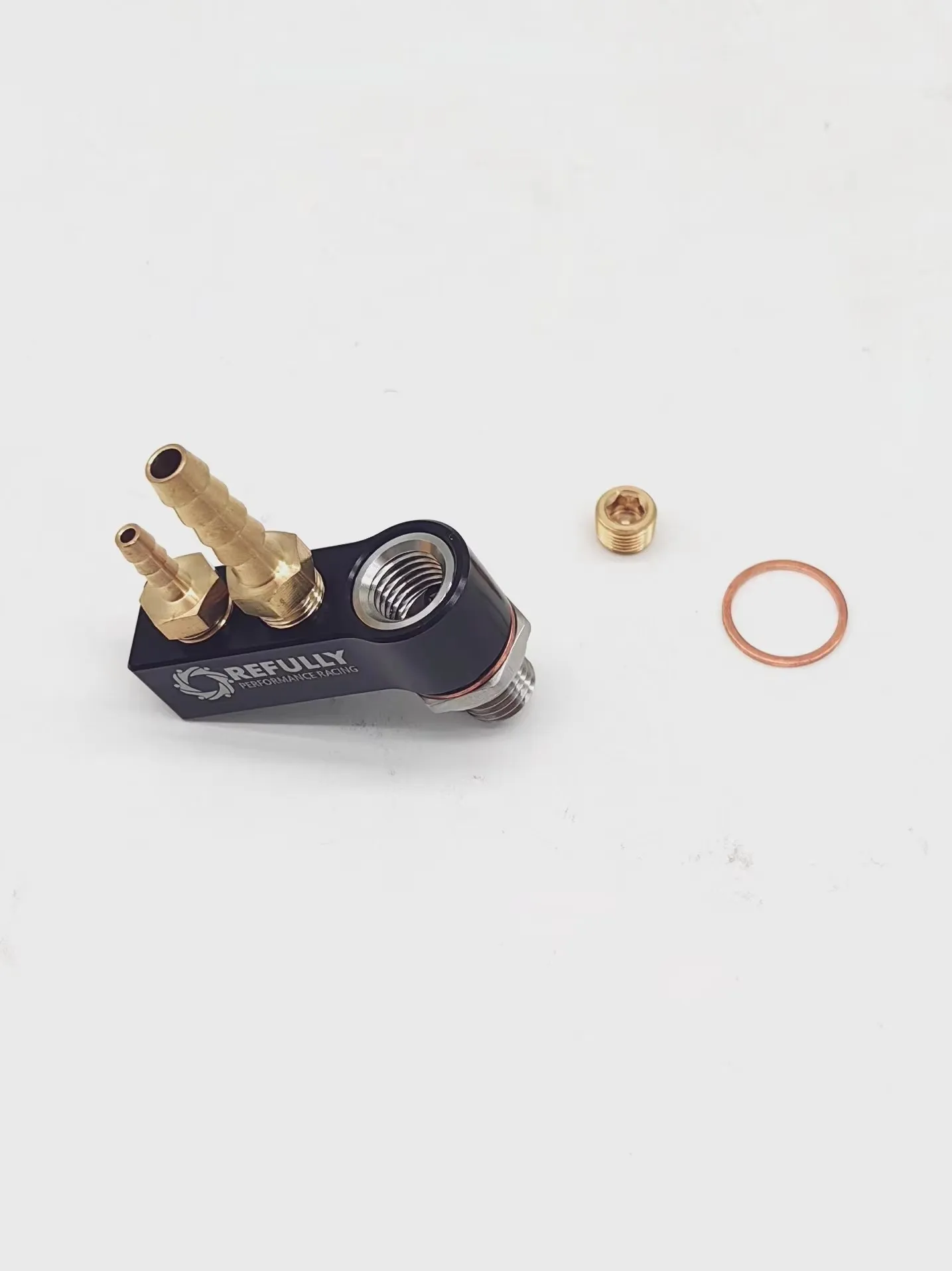 Vacuum Port Adapter Kit for Yamaha 1.8L SVHO/SHO Watercraft (2008-2023) – Direct Bolt-On for Blow-Off Valve, Boost Gauge,
