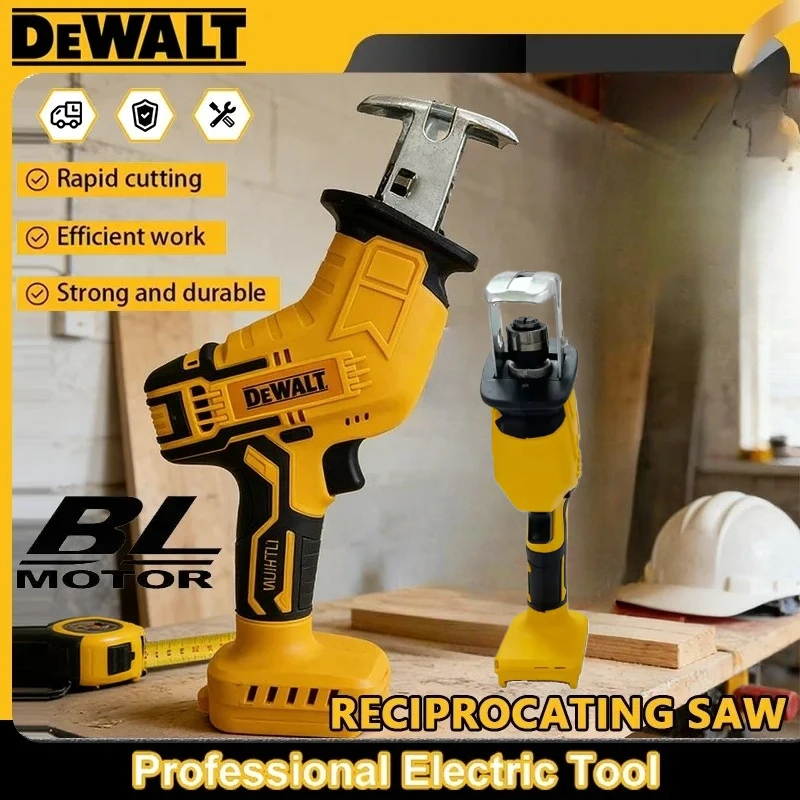 

Аккумуляторная сабельная пила Dewalt 2800 об/мин, бесщеточная, многофункциональная, для резки металла, дерева и труб, 20В